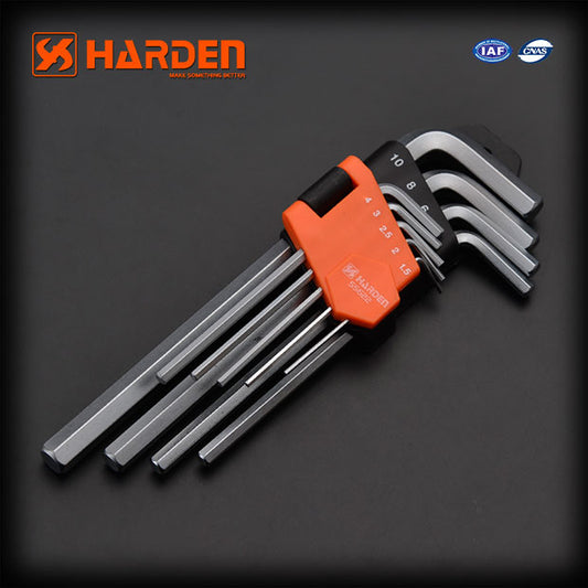 9Pcs Medium Hex Key Wrench