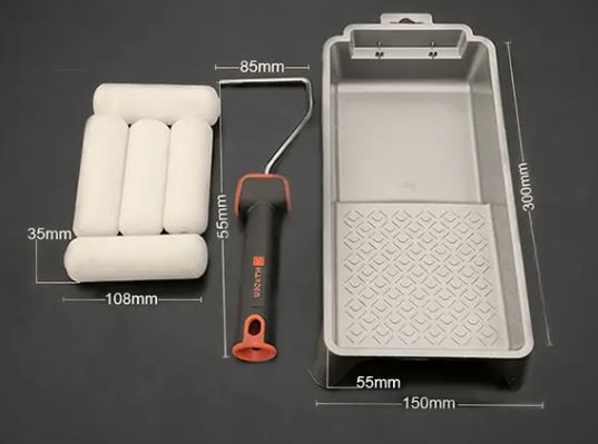 100mm (4'') 7Pcs Compact Roller Brush Set