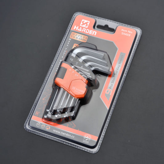 9Pcs Medium Ball Key Wrench
