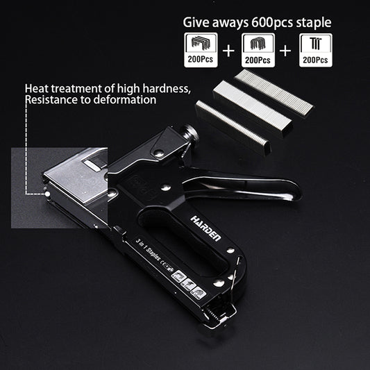 3 in 1 Staple Gun with 600 Staples included