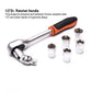 Cantilever Tool Box with Eva form Holding 77 piece Tool Set