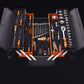 Cantilever Tool Box with Eva form Holding 77 piece Tool Set